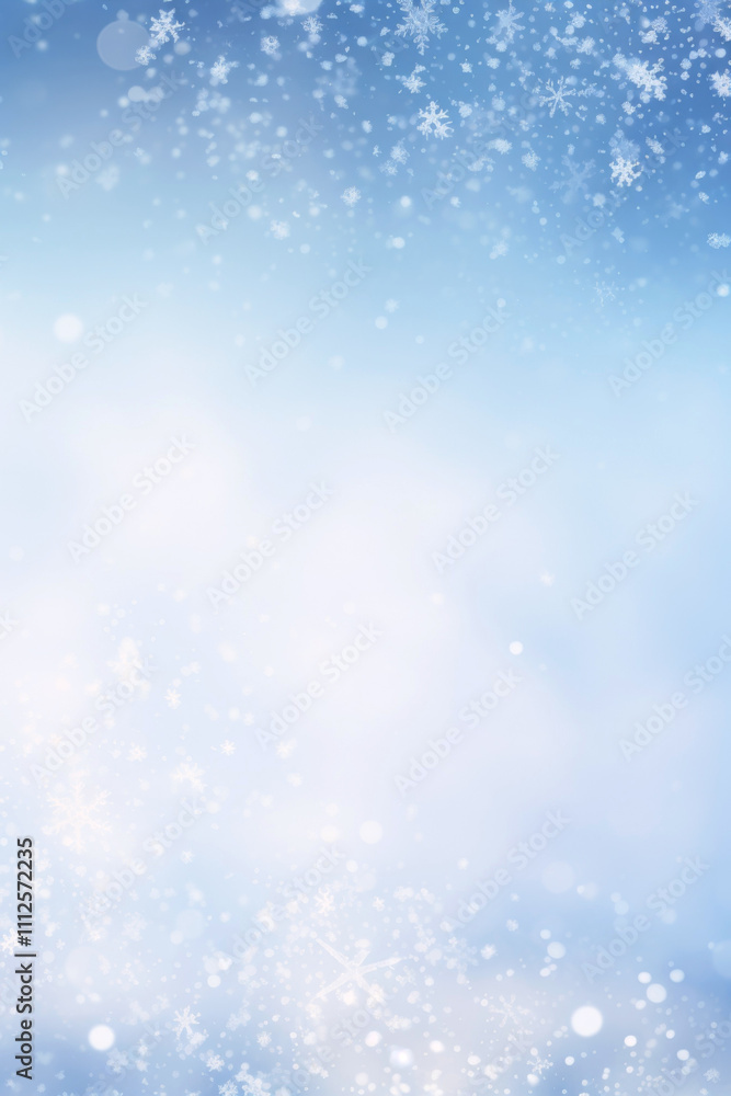 winter background snowfall Generative AI winter background snowfall Generative AI