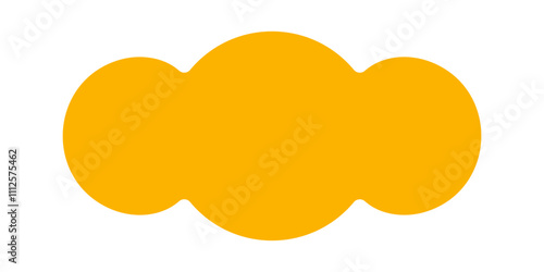 Yellow sticky badge insignia emblem