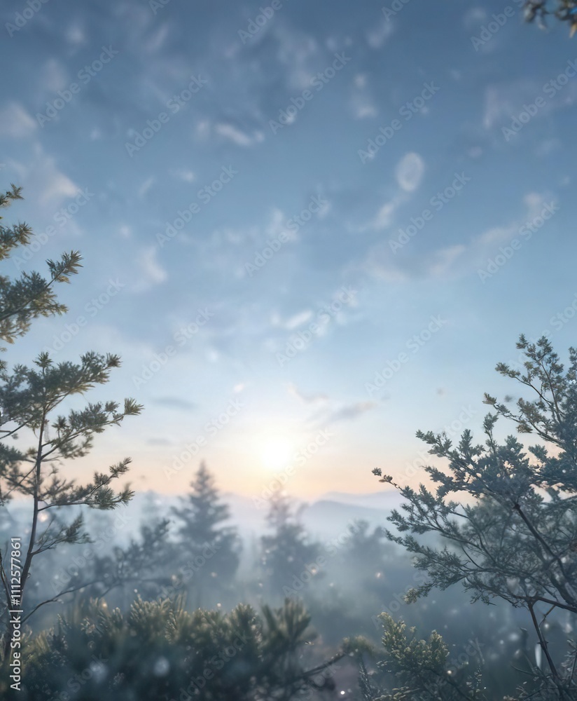 Soft morning sky with soft light blue background and a bokeh effect, gentle glow, soft focus, atmospheric effects Soft morning sky with soft light blue background and a bokeh effect, gentle glow, soft focus, atmospheric effects