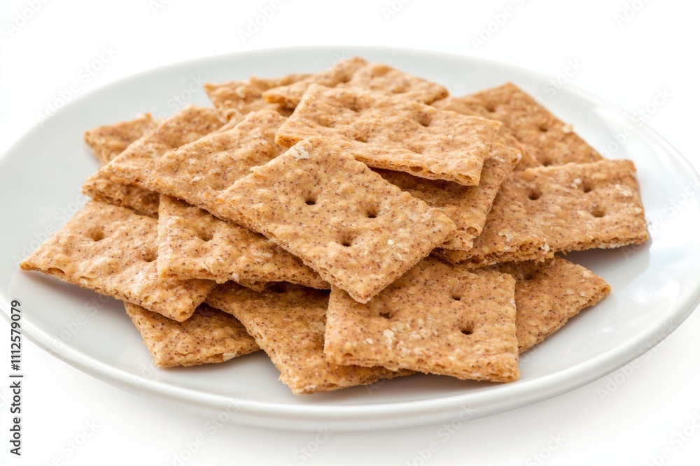Healthy Crackers Stack. Brown crackers pile topped with seeds. Wholemeal salt cracker heap. Snack plate of golden crispy cookies on a table. Multigrain flatbread. Delicious salty biscuit, hardtack Healthy Crackers Stack. Brown crackers pile topped with seeds. Wholemeal salt cracker heap. Snack plate of golden crispy cookies on a table. Multigrain flatbread. Delicious salty biscuit, hardtack