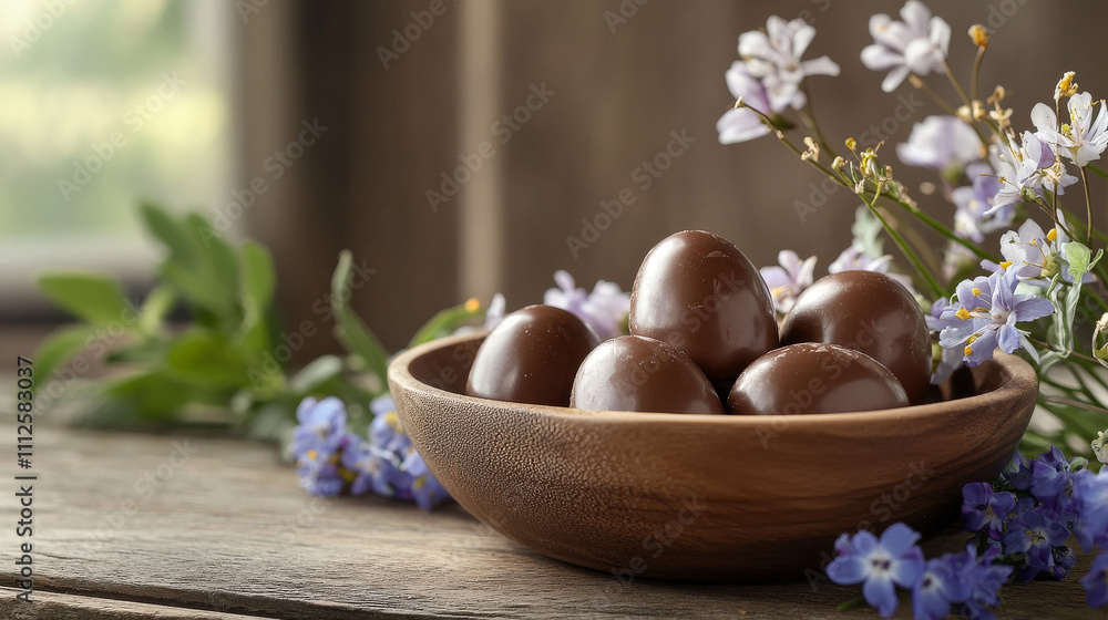 A wooden bowl of chocolate eggs surrounded by blooming violet flowers on a rustic surface АИПАПИАПИИ ИПАИПИАИ ИАПИАИАИАПИ ПИАИАИАППИА ПИАИАППИАИАП ПИАИПАИАПИАПИ ПИАИАПИАПИАП ПИАПИПАПИАПИАП ПИАИАИАПИА
A wooden bowl of chocolate eggs surrounded by blooming violet flowers on a rustic surface АИПАПИАПИИ ИПАИПИАИ ИАПИАИАИАПИ ПИАИАИАППИА ПИАИАППИАИАП ПИАИПАИАПИАПИ ПИАИАПИАПИАП ПИАПИПАПИАПИАП ПИАИАИАПИА