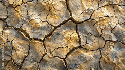 Cracked Earth Abstract Texture of Dried, Parched Soil, Drought Concept, High-Resolution Image, Close-Up View Drought, Dry Soil