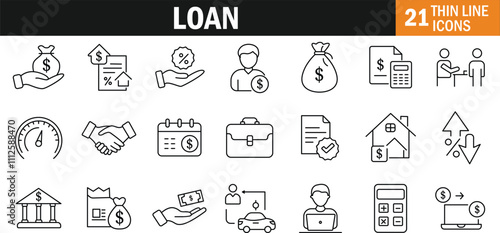 "Loan Icon: A Visual Representation of Financial Support and Trust"