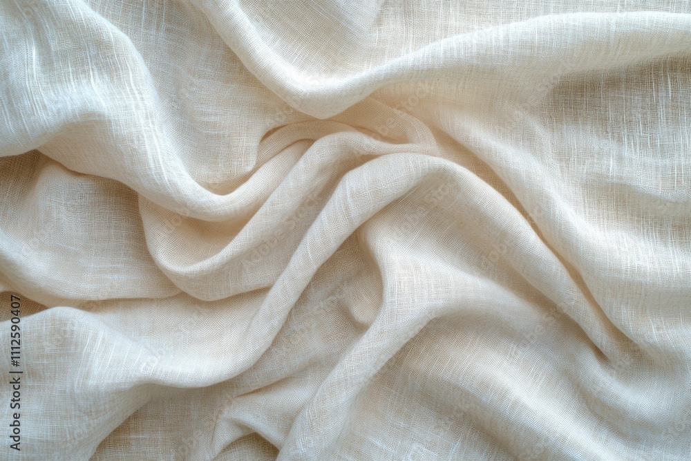 Close up shot of a white fabric texture with intricate weave and fibers Close up shot of a white fabric texture with intricate weave and fibers