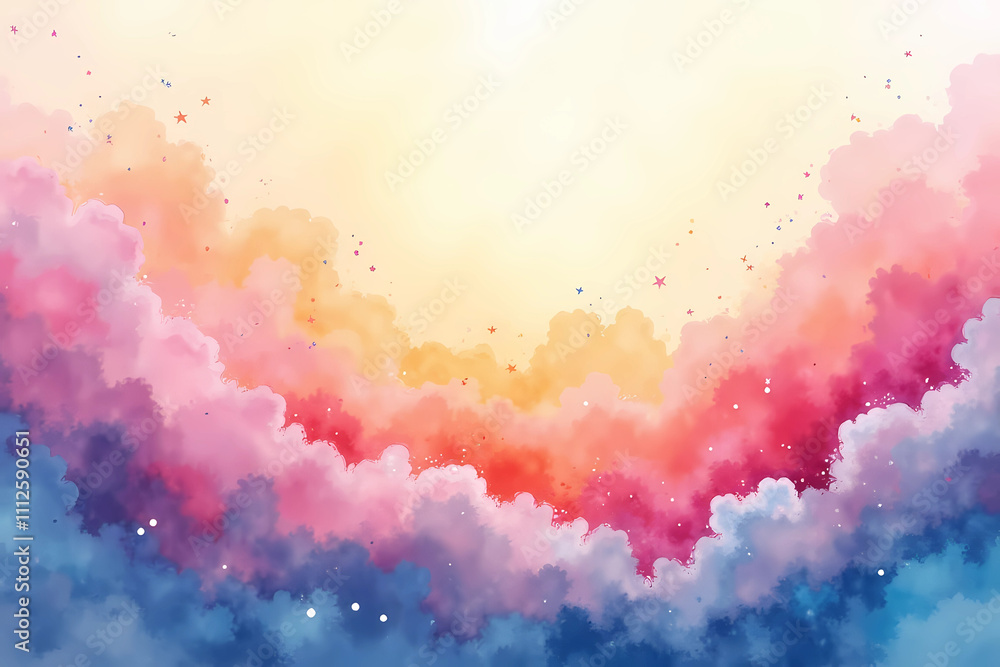 Abstract watercolor liquid art in pink and blue, luxurious combination with space for copying Abstract watercolor liquid art in pink and blue, luxurious combination with space for copying