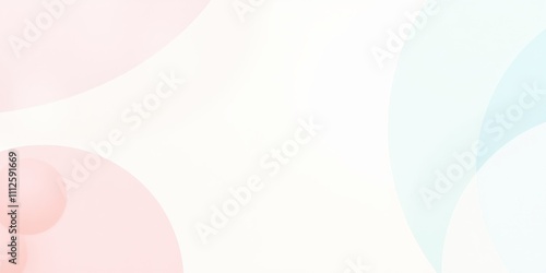 Wallpaper Mural Abstract Background with Soft Pink and Blue Circles Torontodigital.ca