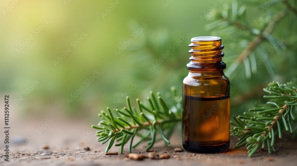 Juniper Essential Oil in a Small Bottle - Aromatherapy, Natural Remedies, and Wellness Concepts in Tilt-Shift Photography Juniper Essential Oil in a Small Bottle - Aromatherapy, Natural Remedies, and Wellness Concepts in Tilt-Shift Photography
