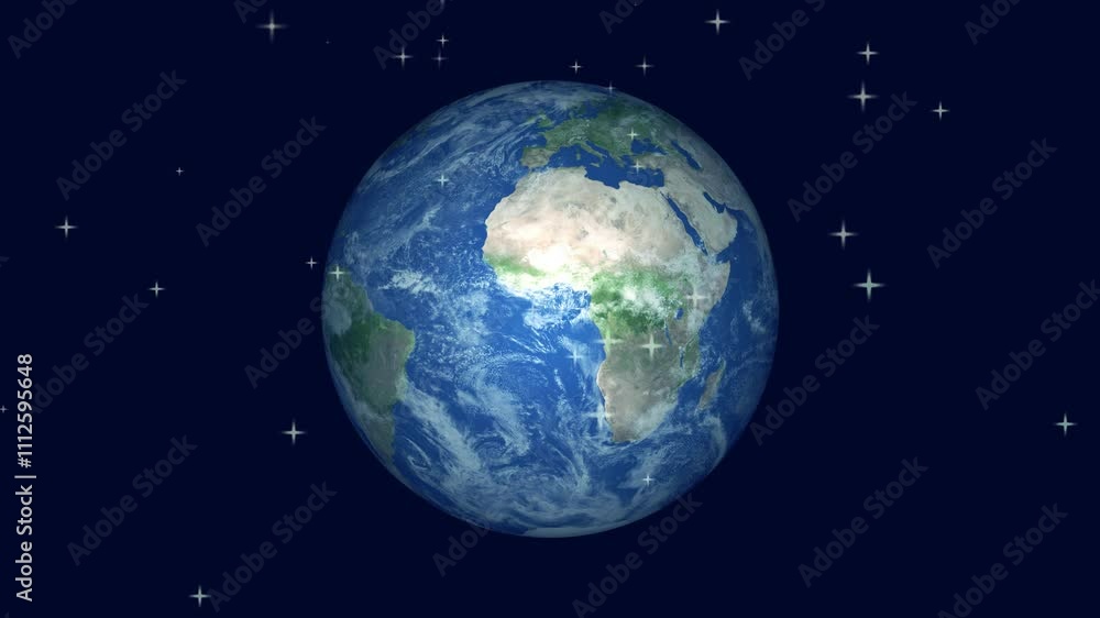 Earth world ster add in from outer space until white clouds fill the blue screen animation. Earth world ster add in from outer space until white clouds fill the blue screen animation.