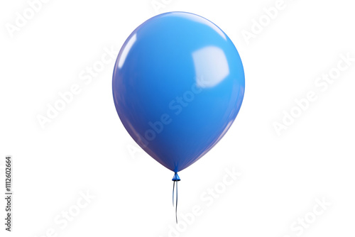 a blue balloon with a string