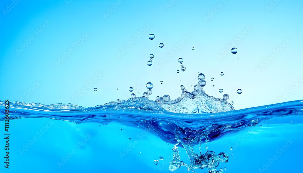 blue water with splash blue water with splash