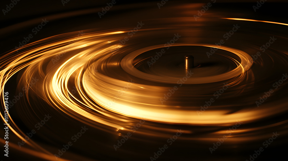 Nostalgic Vinyl Record in Motion: Timeless Music Vibes Nostalgic Vinyl Record in Motion: Timeless Music Vibes