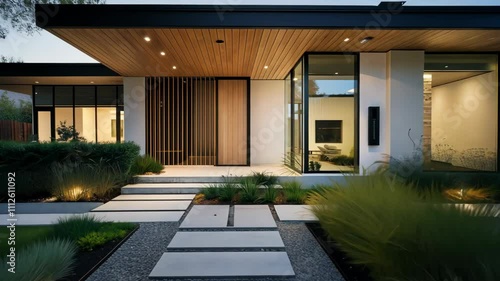 Modern House Exterior Design: Minimalist Architecture and Landscaping
