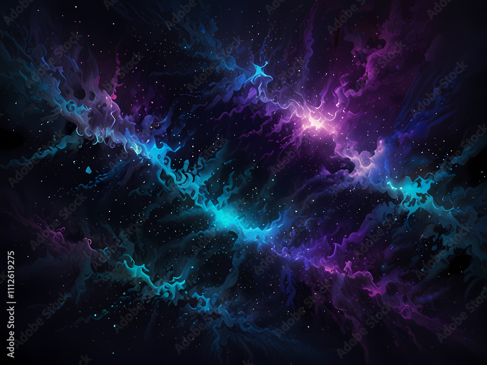 Vibrant, radiant purple energy swirls and pulses through the air, taking on a life of its own with wispy tendrils and Electric blue highlights that evoke a sense of dynamism and otherworldly power Vibrant, radiant purple energy swirls and pulses through the air, taking on a life of its own with wispy tendrils and Electric blue highlights that evoke a sense of dynamism and otherworldly power