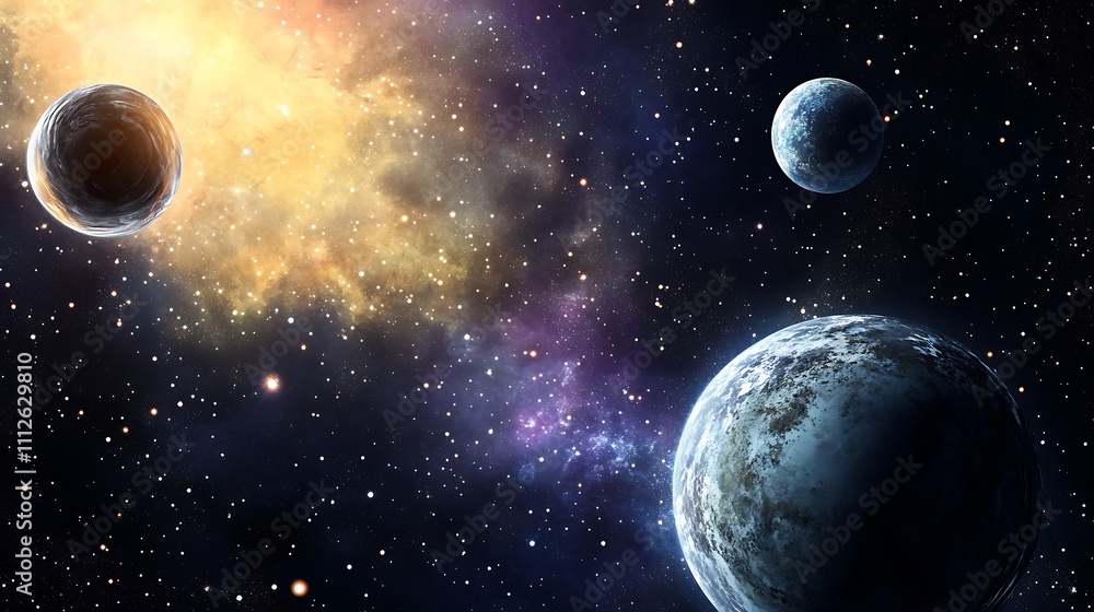 planet in space planet in space