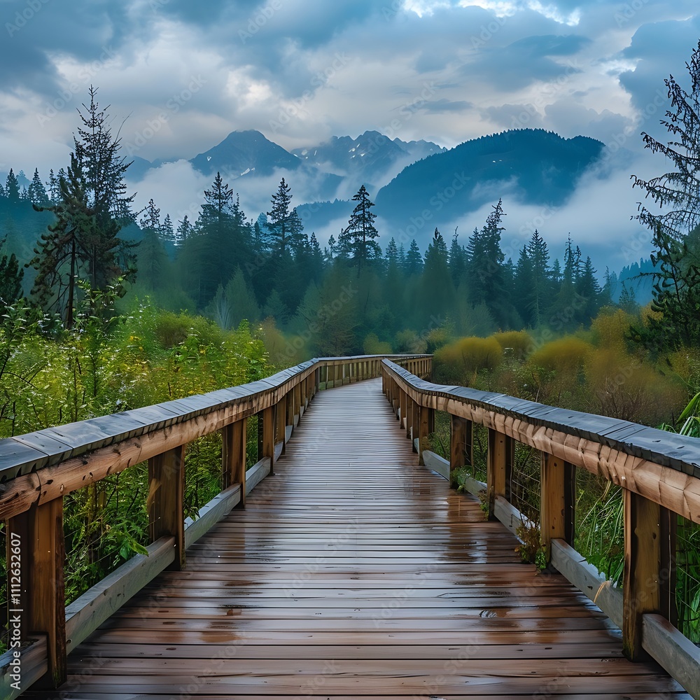Background of the wooden bridge view (green meadows, mountains, trees). Beautiful nature wallpaper, often seen during the travel, This is the Peru natural picture. Background of the wooden bridge view (green meadows, mountains, trees). Beautiful nature wallpaper, often seen during the travel, This is the Peru natural picture.