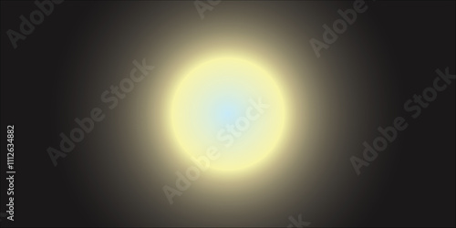 light,emission,from,the,circle,in,the,center,moon,shining,yellow