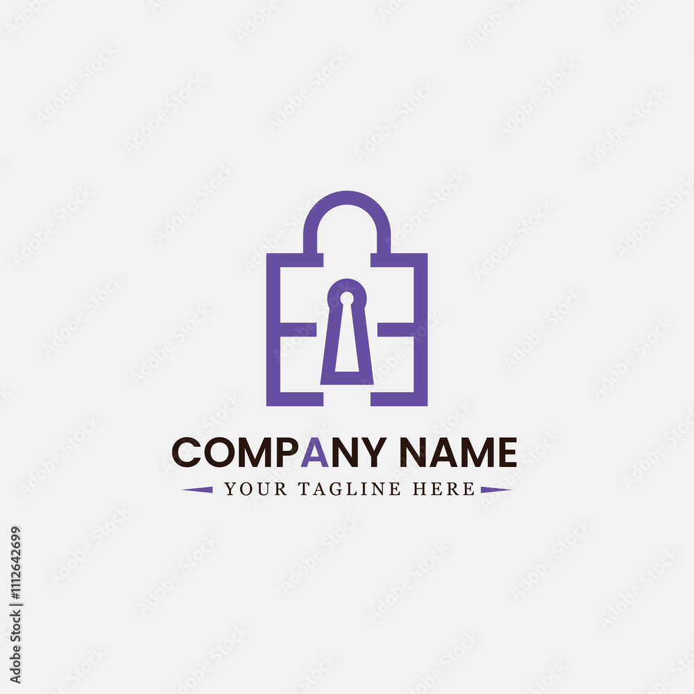 Letter e lock abstract minimal security modern business logo design Letter e lock abstract minimal security modern business logo design