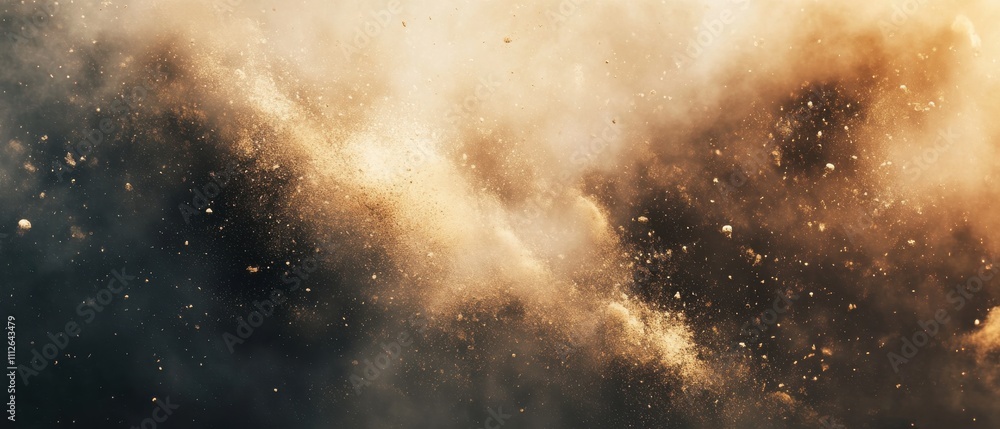 Abstract representation of dust and particles in a dynamic scene. Abstract representation of dust and particles in a dynamic scene.