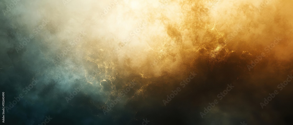 Abstract swirling colors of blue and gold creating a dramatic atmosphere. Abstract swirling colors of blue and gold creating a dramatic atmosphere.