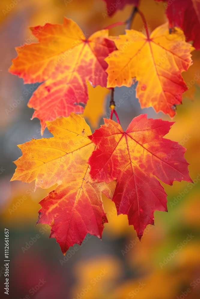 autumn leaf fall yellow leaves autumn Generative AI autumn leaf fall yellow leaves autumn Generative AI