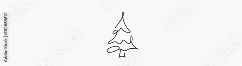 tree chrismas element illustration. Merry Chrismas tree icon set on gray background, set of silhouettes of trees chersmas, vector illustration EPS 10 3