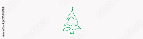 tree chrismas element illustration. Merry Chrismas tree icon set on gray background, set of silhouettes of trees chersmas, vector illustration EPS 10 6