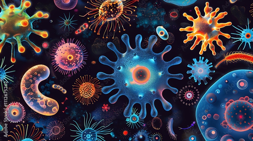 Bacteria and viruses in microbiological and medical contexts Bacteria and viruses in microbiological and medical contexts