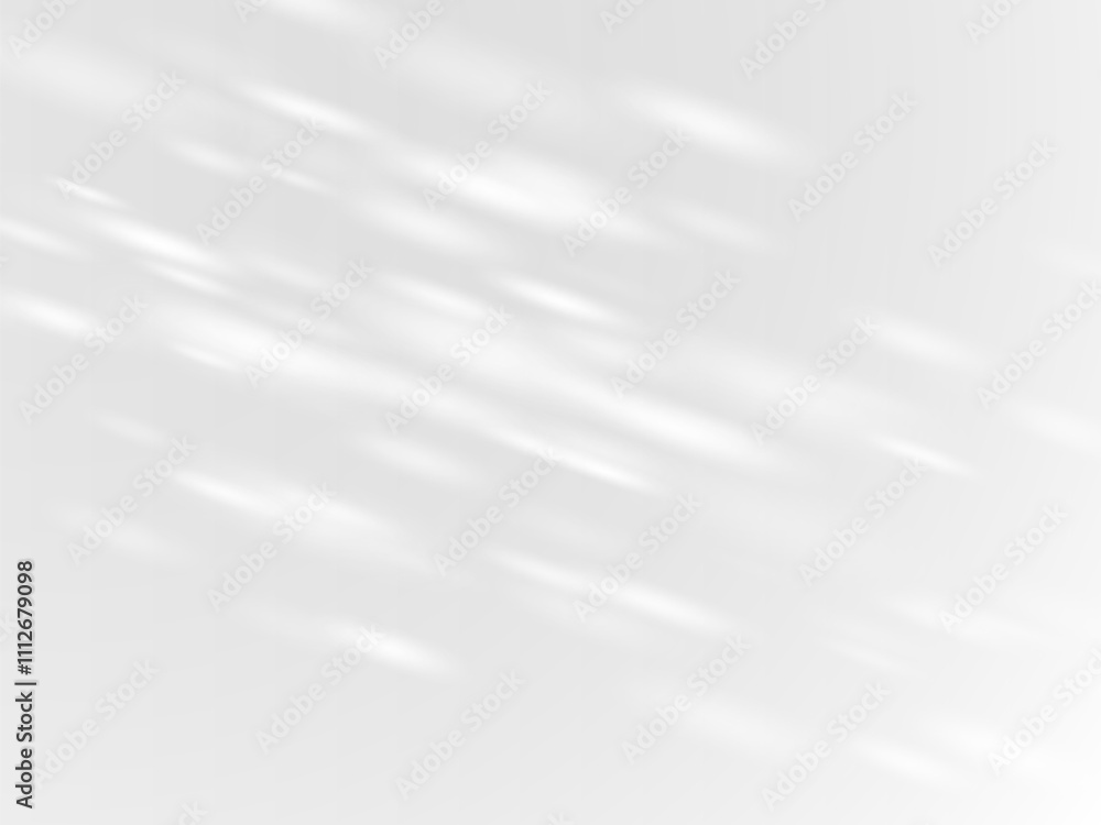 Obraz premium Shadow effect on grey wall, sunbeams white reflection, sun rays soft shade of natural lighting, leaves vector background