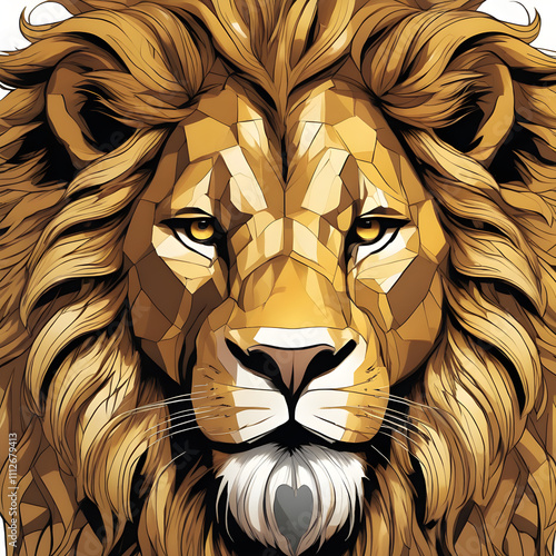  highly detailed lion 