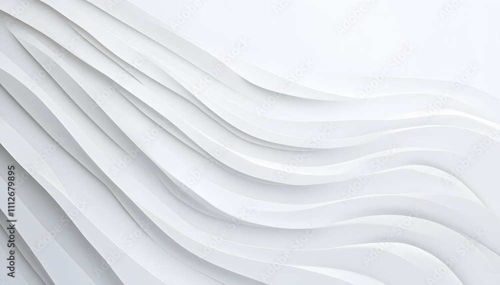 Obraz premium abstract white background. modern white dynamic simple shape