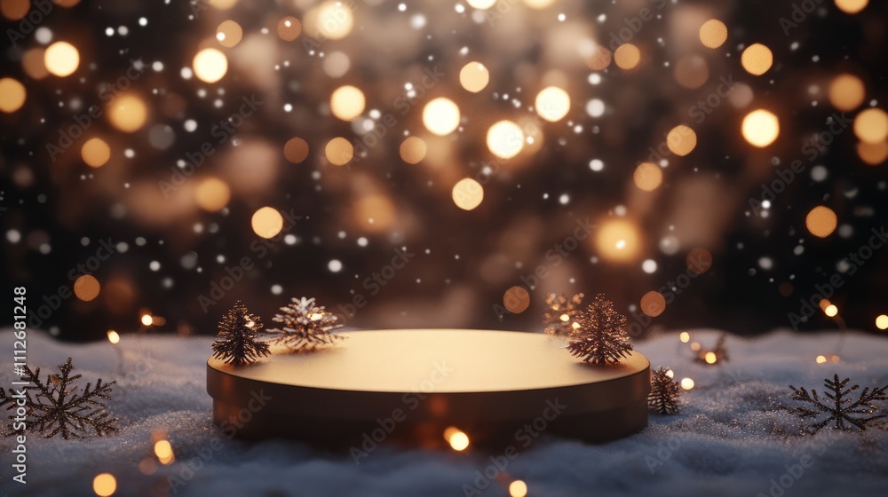 christmas tree and decorations podium christmas tree and decorations podium