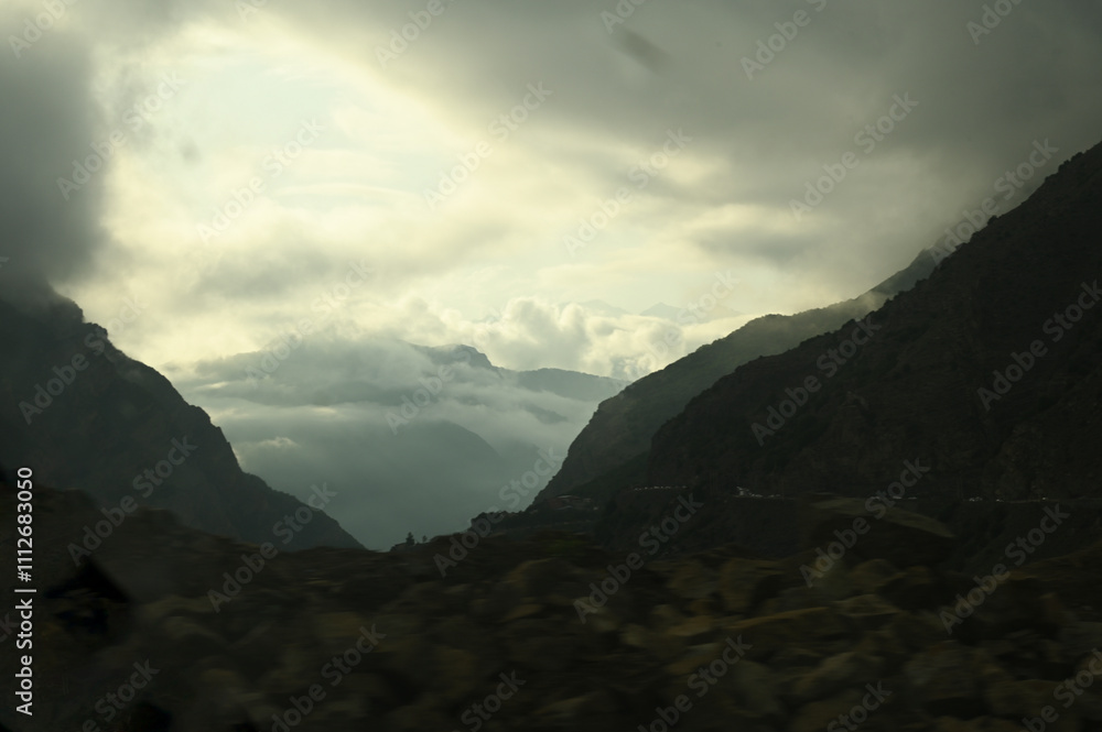 Mystical Mountain View in Kelardasht, Northern Iran Mystical Mountain View in Kelardasht, Northern Iran