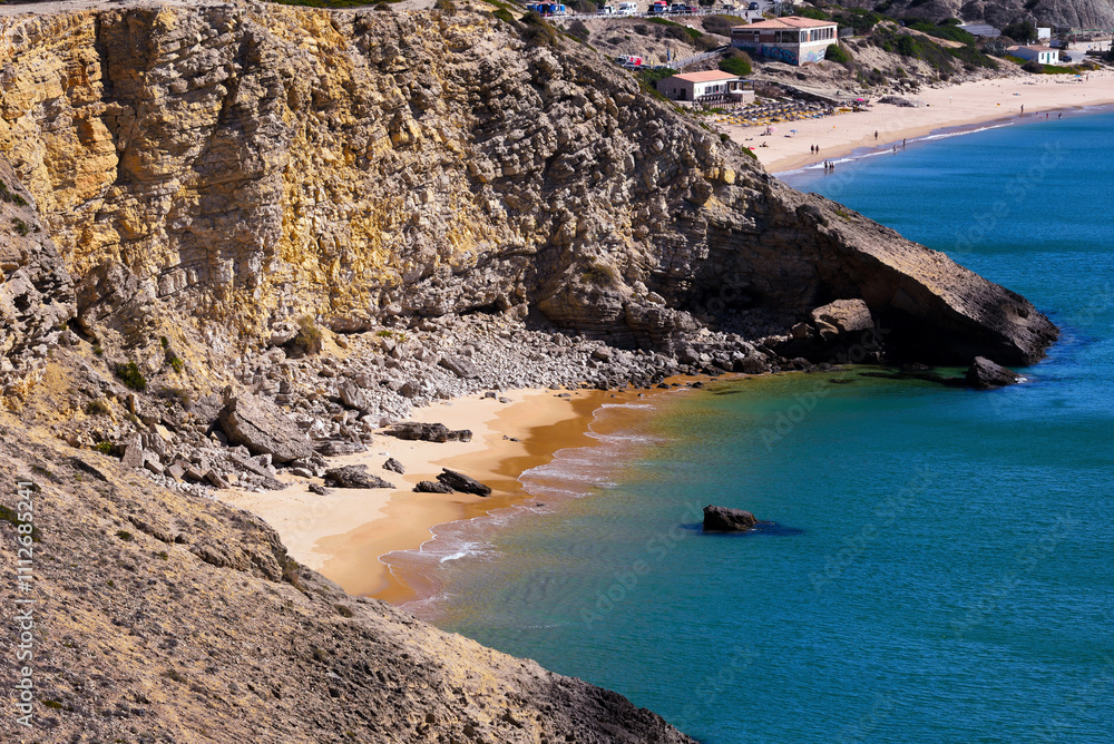 Obraz premium prainha das poças sagres algarve portugal 