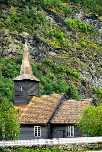 Holzkirche in Flam photo