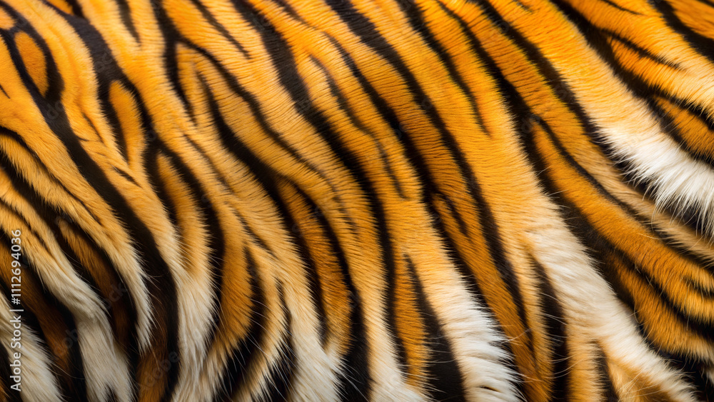Abstract background fluffy texture of tiger skin. Vivid tiger stripe pattern, tiger fur Abstract background fluffy texture of tiger skin. Vivid tiger stripe pattern, tiger fur