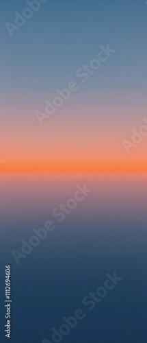 Gradual transition from blue to orange hues in the sky as sunset approaches, set, , landscape, sun