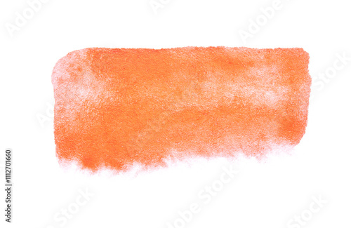 Abstract orange watercolor texture artistic background for creative design projects. photo