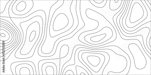 Abstract white topography vector background. Topographic map. Counter map wavy line paper textrue. Grid curve line. White wave paper curved reliefs background.