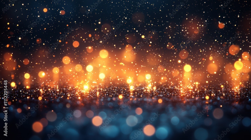 Colorful bokeh effects create a magical atmosphere with shimmering lights and reflections Colorful bokeh effects create a magical atmosphere with shimmering lights and reflections