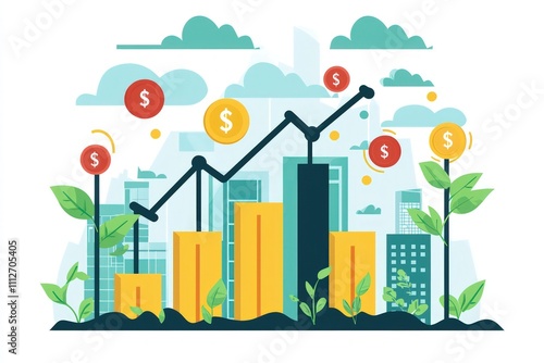 Investment capital fundraising concept for startups, loans, and business growth
