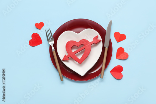 Romantic valentine's day di...