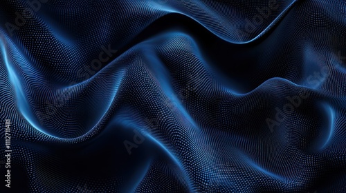 Abstract dark blue digital background. Big data digital code photo