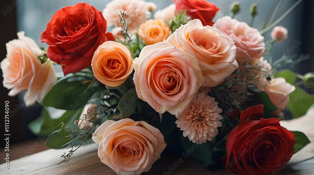 Obraz premium Vibrant Floral Bouquet