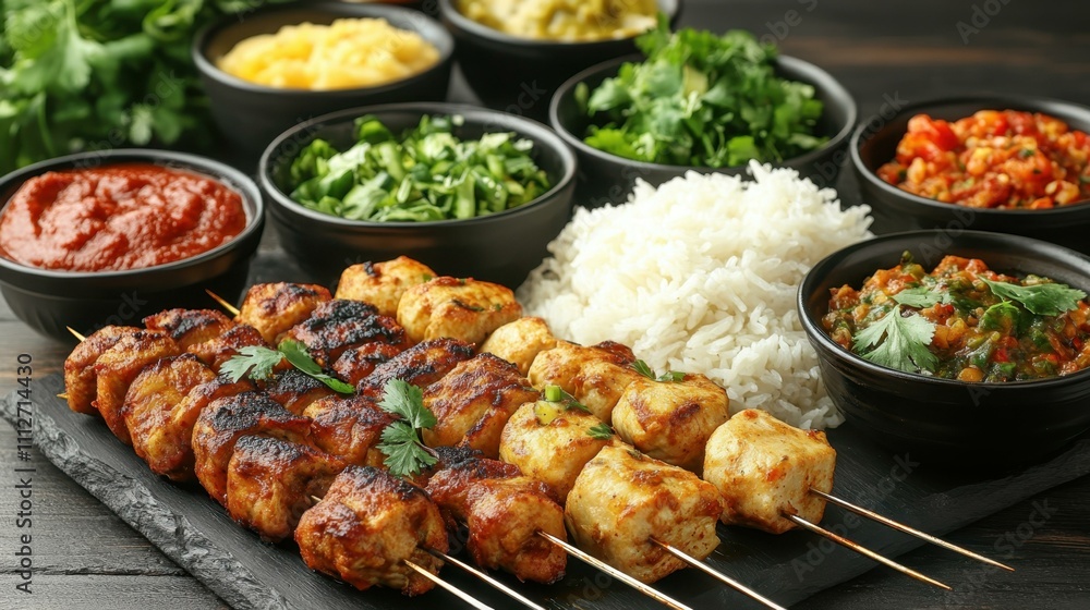 Exotic Street Food Flavorful dishes One main object high quality very detailed Professional image Exotic Street Food Flavorful dishes One main object high quality very detailed Professional image
