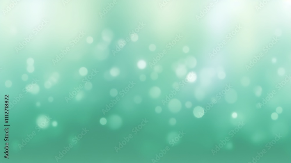 Abstract Green Background With Soft Bokeh Lights Abstract Green Background With Soft Bokeh Lights