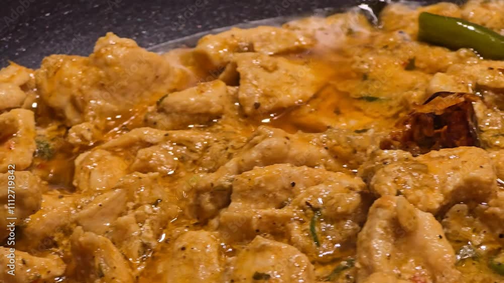 Cooking delicious boneless chicken in a spice. Cooking delicious boneless chicken in a spice.