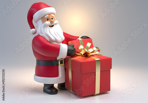santa claus with presents
