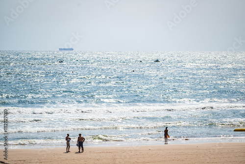 Durban beachfront on a sunny morning