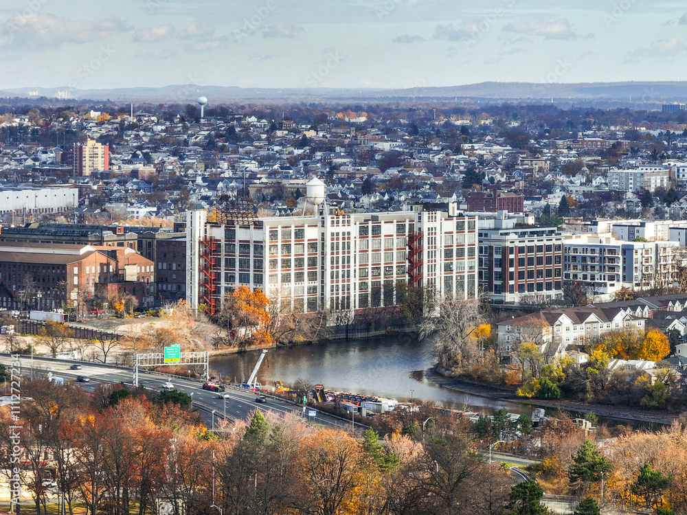 Obraz premium Buildings in northern New Jersey