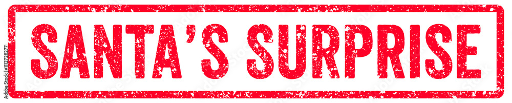 Santa’s Surprise Stamp Transparent Seal, Red Grunge Santa’s Surprise Word Rubber Stamp Seal Santa’s Surprise Stamp Transparent Seal, Red Grunge Santa’s Surprise Word Rubber Stamp Seal